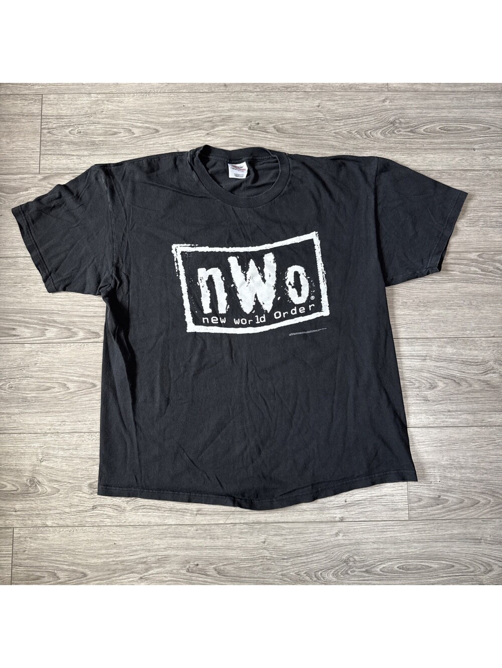VTG 1998 New World Order Broken Bones Rule Graphic Shirt nWo WCW Wrestling XL
